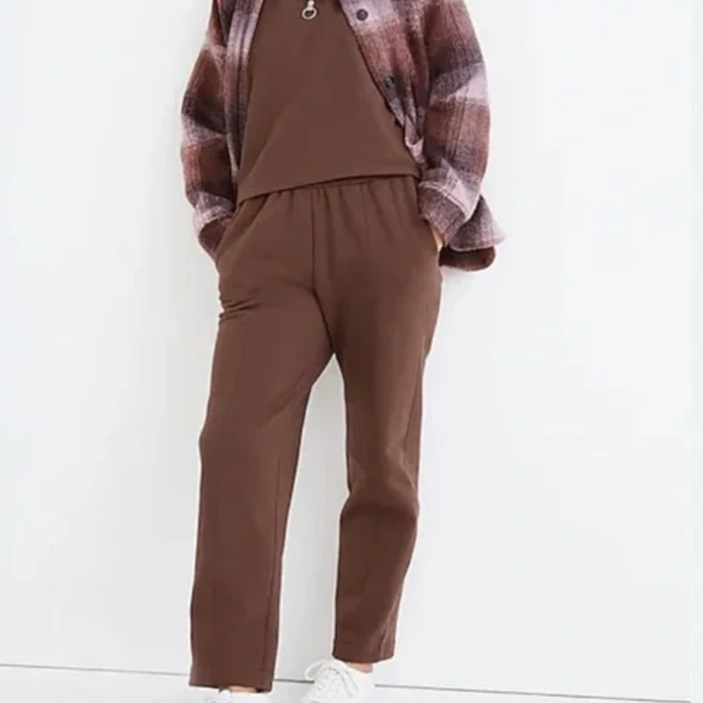 NWT Madewell Brown Straight-Leg Pants XS